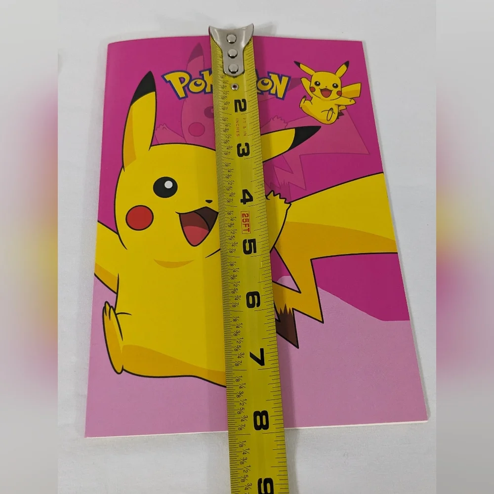 Pokemon Pikachu Pink Notebook & Pink Pen, Stationery, NEW